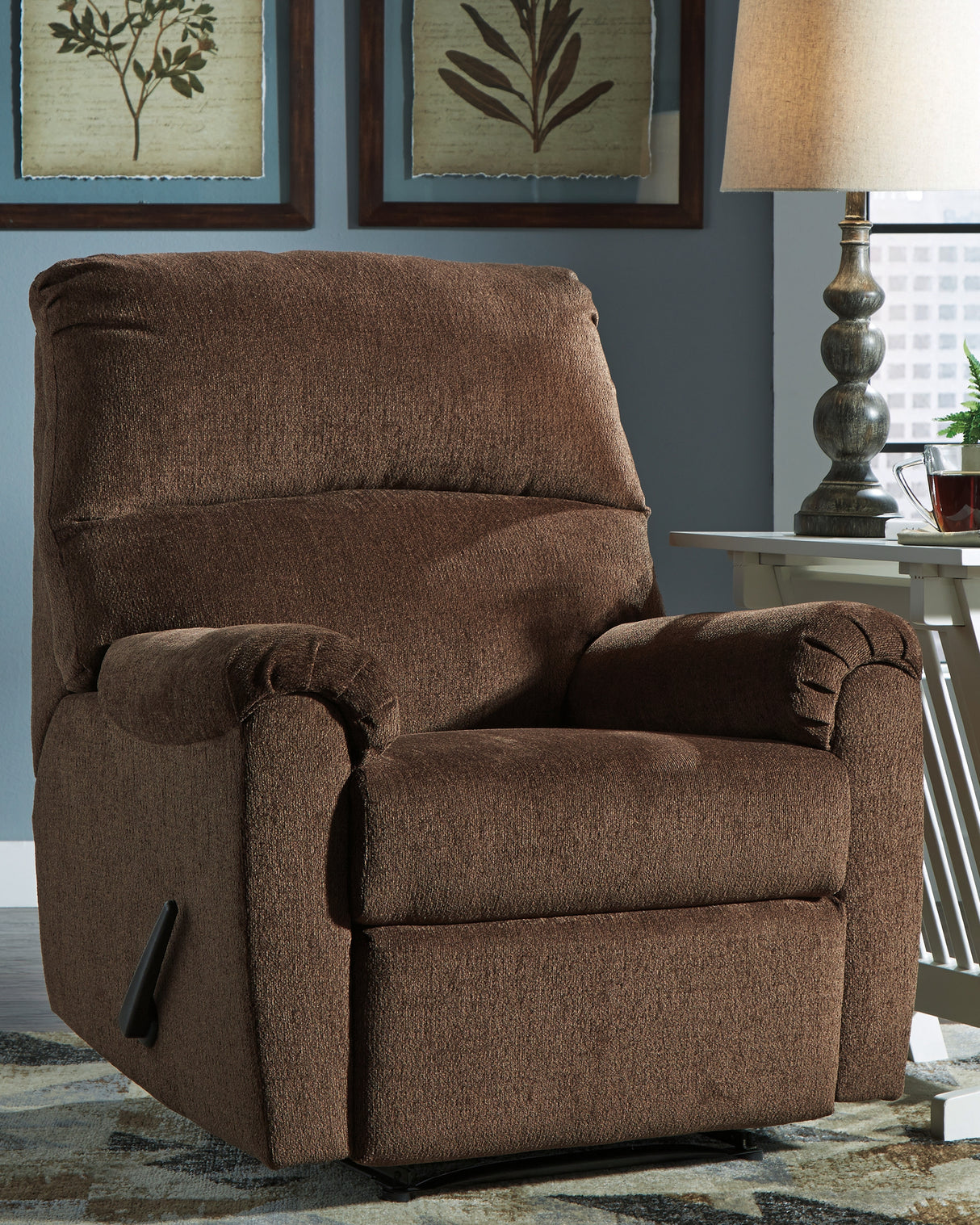 Mega Furniture - Ashley Furniture - Nerviano Living Room - Zero Wall Recliner / Gray - 1080329