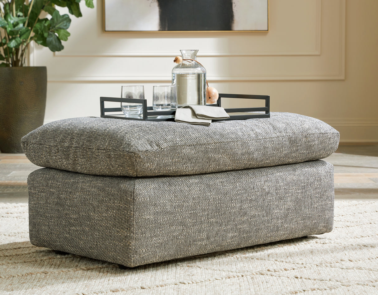 Mega Furniture - Ashley Furniture - Dramatic Living Room - Ottoman / Granite - 1170214