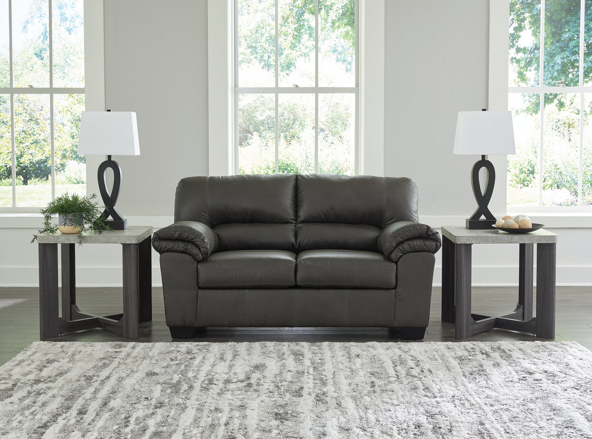 Mega Furniture - Ashley Furniture - Bladen Living Room - Loveseat / Slate - 1202135