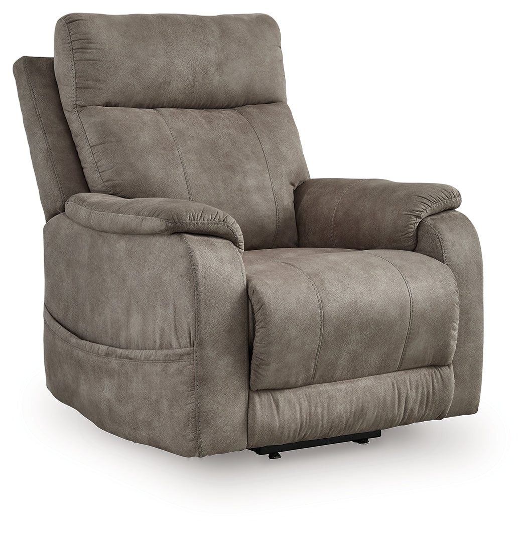 Mega Furniture - Ashley Furniture - Crestmeade Living Room - Power Lift Recliner / Espresso - 1350412