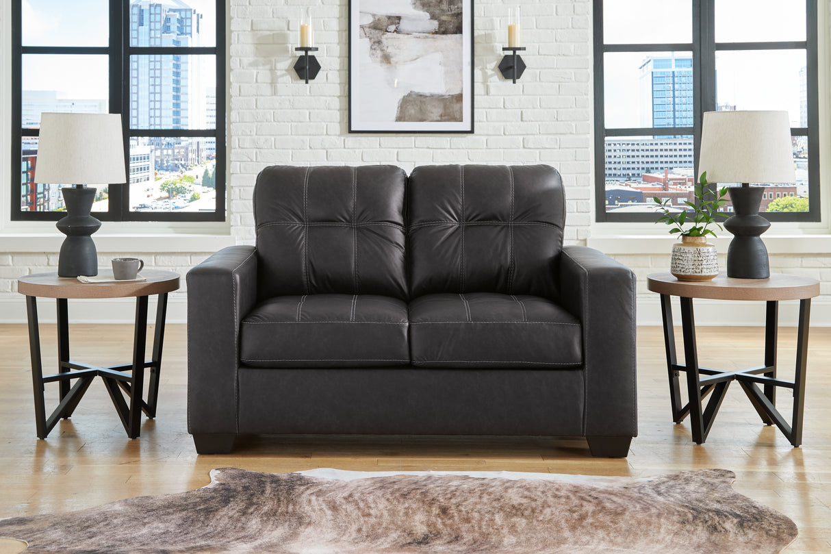 Mega Furniture - Ashley Furniture - Barlin Mills Living Room - Loveseat / Carbon - 1700435