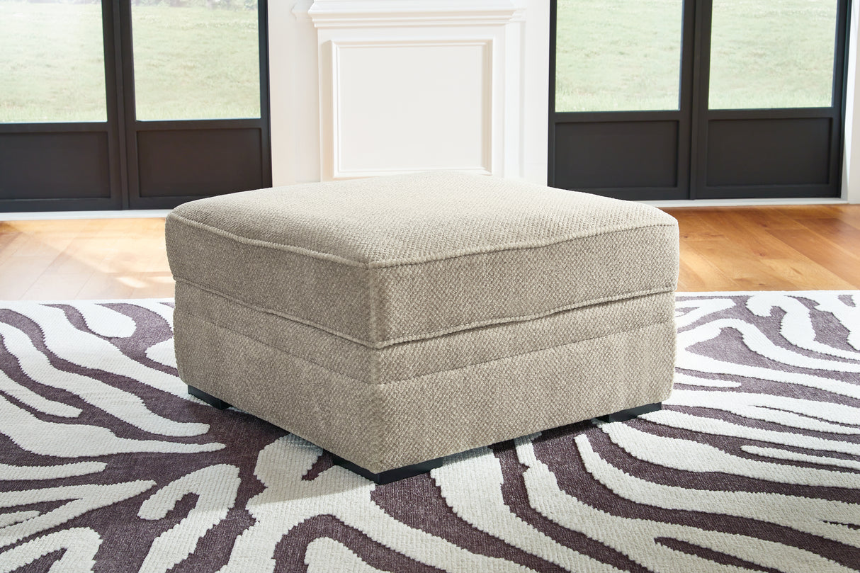 Mega Furniture - Ashley Furniture - Calnita Living Room - Ottoman With Storage / Sisal - 2050211