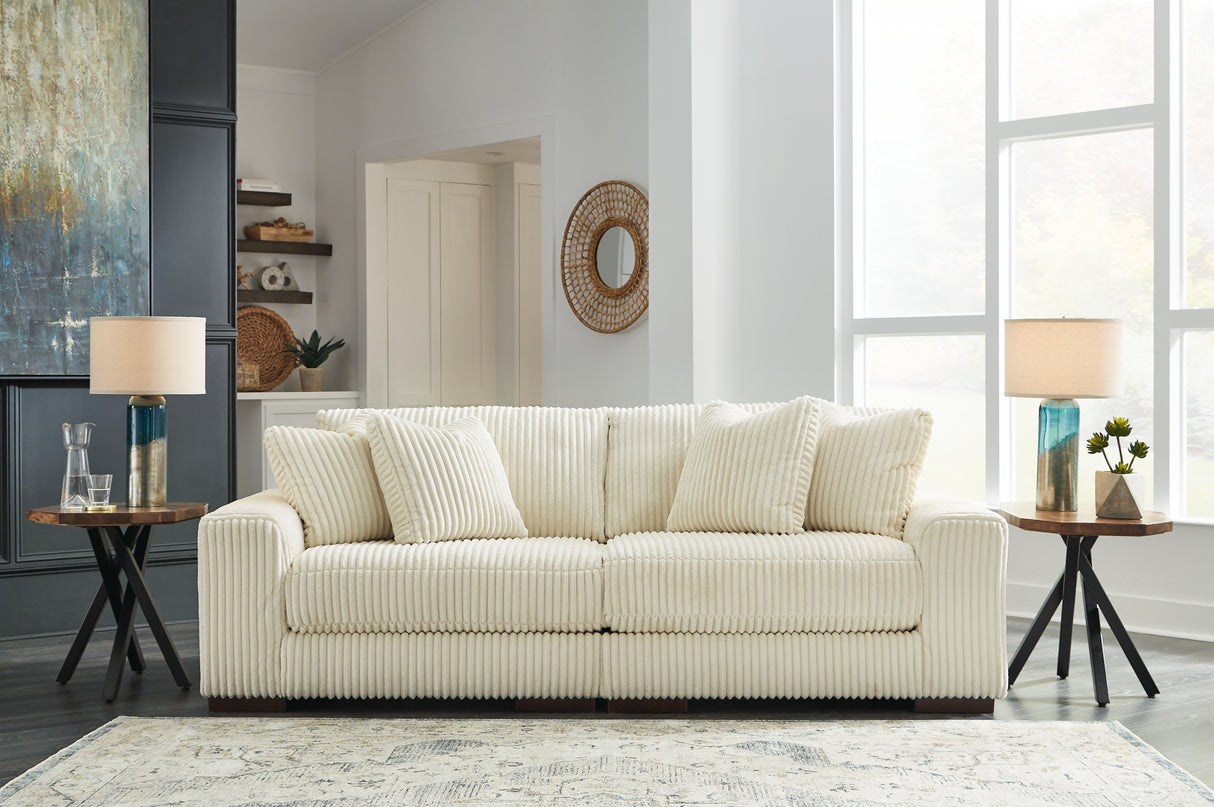 Mega Furniture - Ashley Furniture - Lindyn Sectional - RAF 2-Piece Sectional Sofa / Ivory - 21104S1