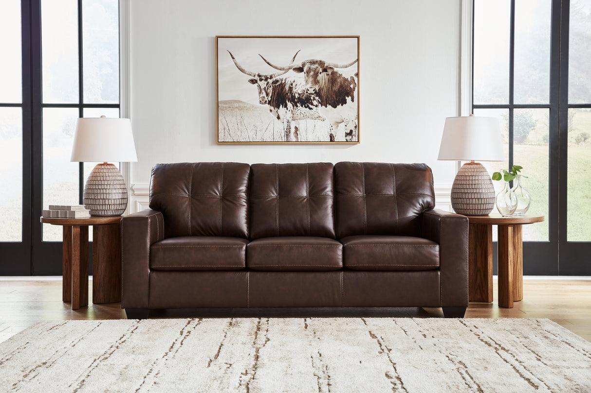 Mega Furniture - Ashley Furniture - Santorine Living Room - Sofa / Dark Brown - 2170638