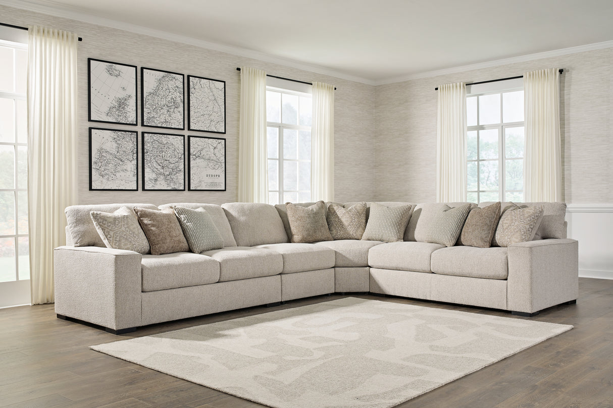 Mega Furniture - Ashley Furniture - Ballyton Sectional - RAF 4-Piece Sectional / Sand - 25102S2