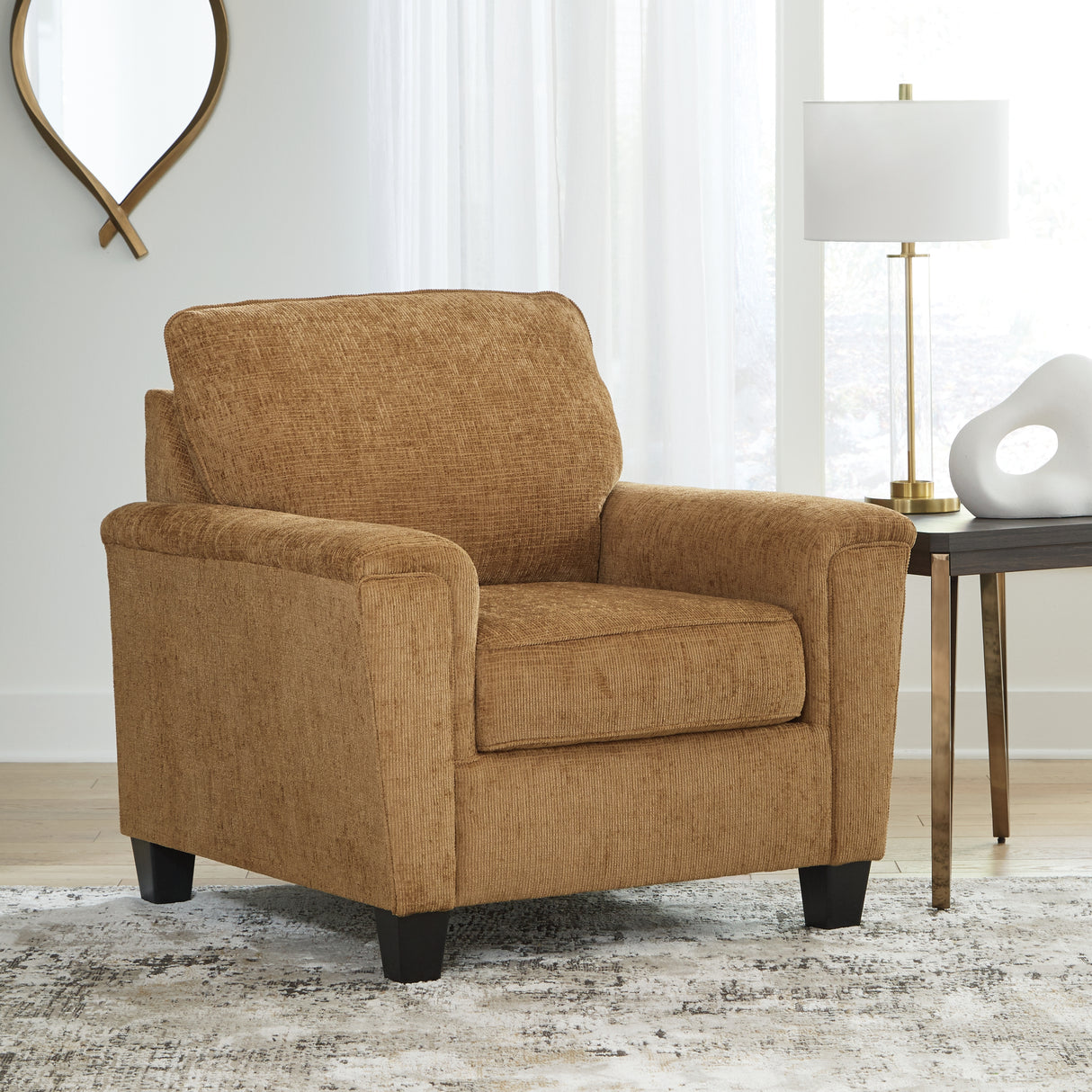 Mega Furniture - Ashley Furniture - Erinslane Living Room - Chair / Honey - 2520720