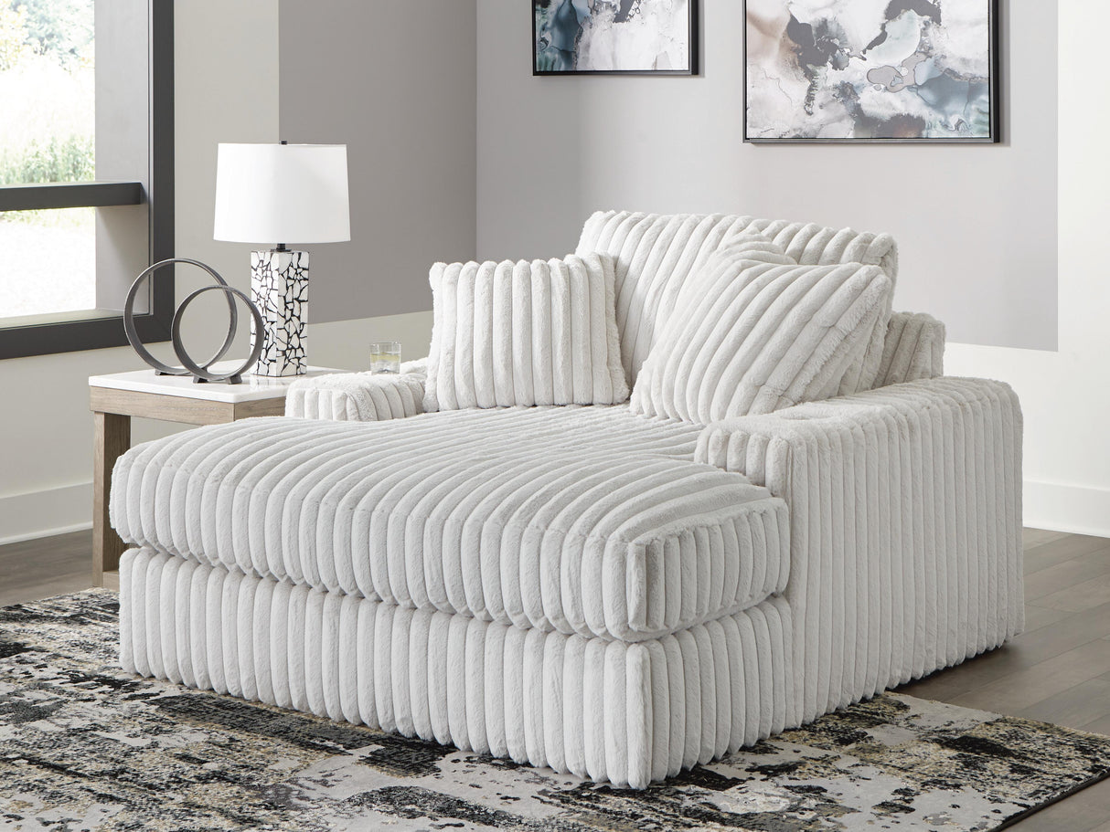 Mega Furniture - Ashley Furniture - Stupendous Living Room - Oversized Chaise / Alloy - 2590315