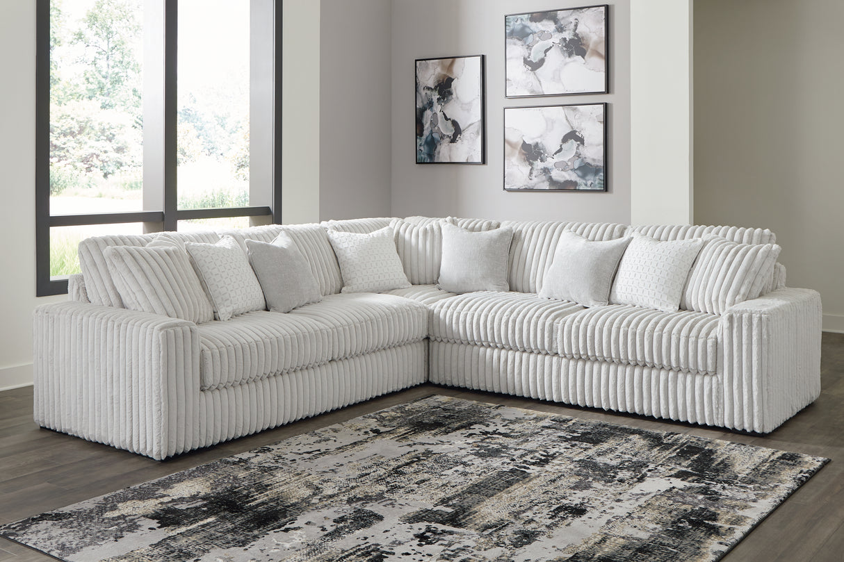Mega Furniture - Ashley Furniture - Stupendous Sectional - LAF 2-Piece Sectional with Chaise / Alloy - 25903S7