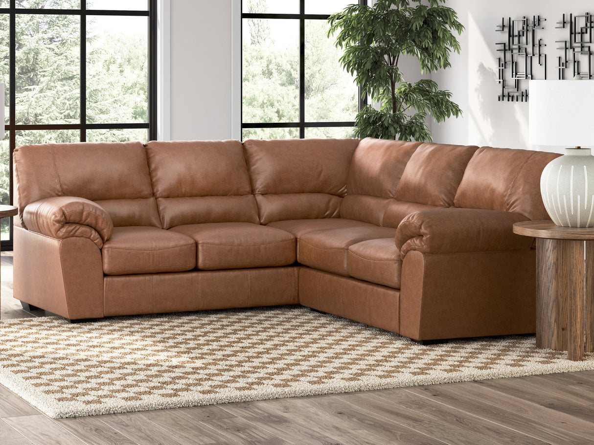 Mega Furniture - Ashley Furniture - WillowBend Sectional - LAF 3-Piece Sectional / Umber - PC27705S4