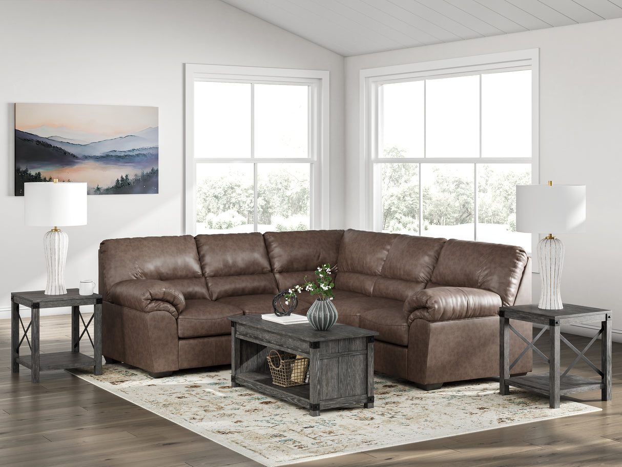 Mega Furniture - Ashley Furniture - WillowBend Sectional - LAF 2-Piece Sectional / Umber - PC27705S2