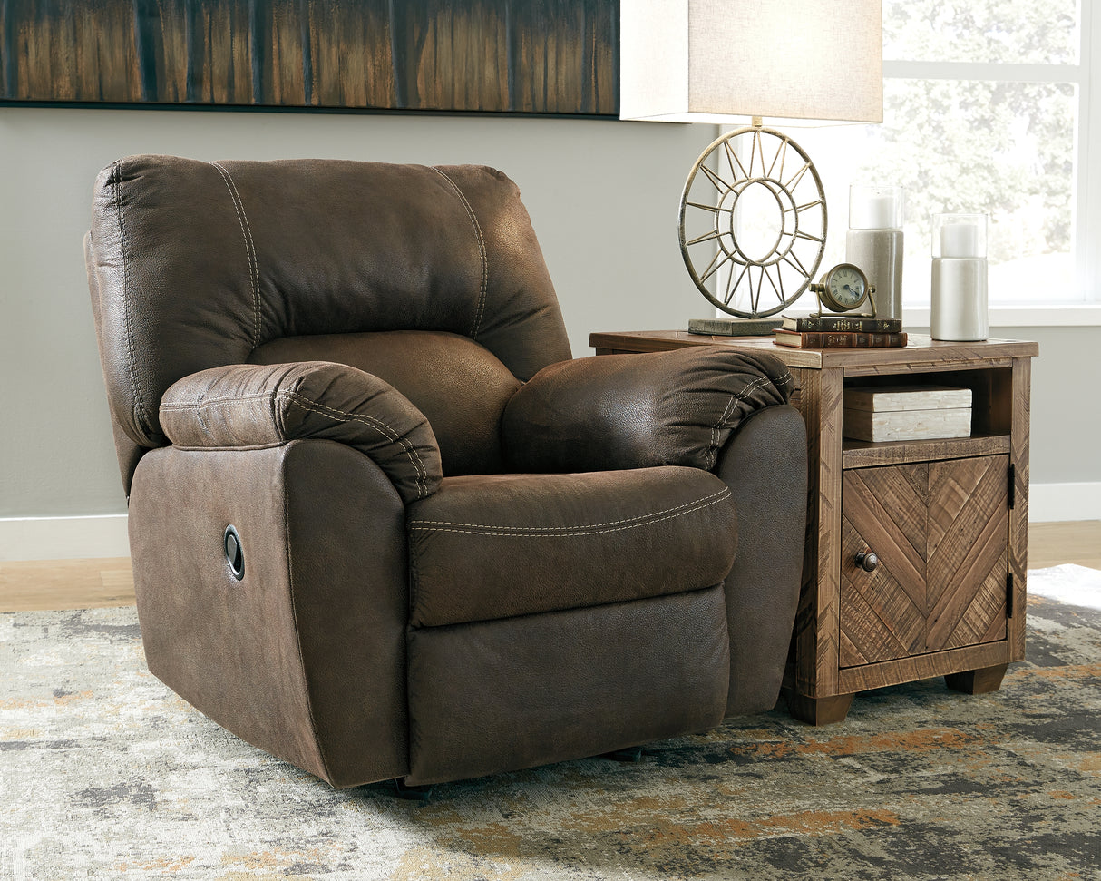 Mega Furniture - Ashley Furniture - Tambo Living Room - Rocker Recliner / Canyon - 2780225
