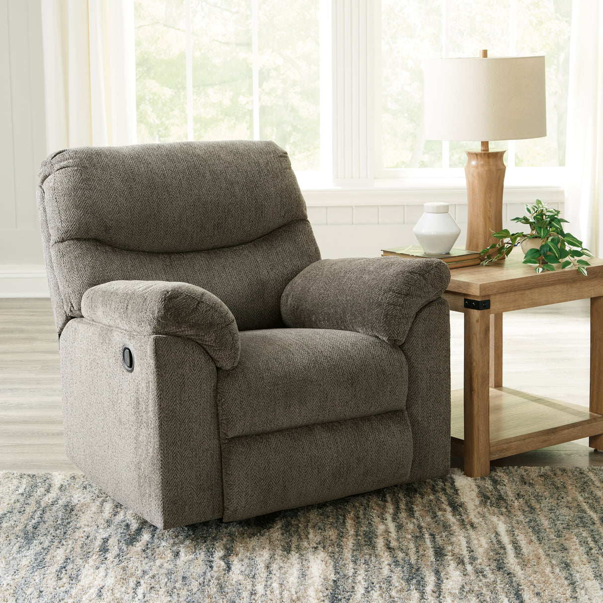 Mega Furniture - Ashley Furniture - Alphons Living Room - Rocker Recliner / Putty - 2820125