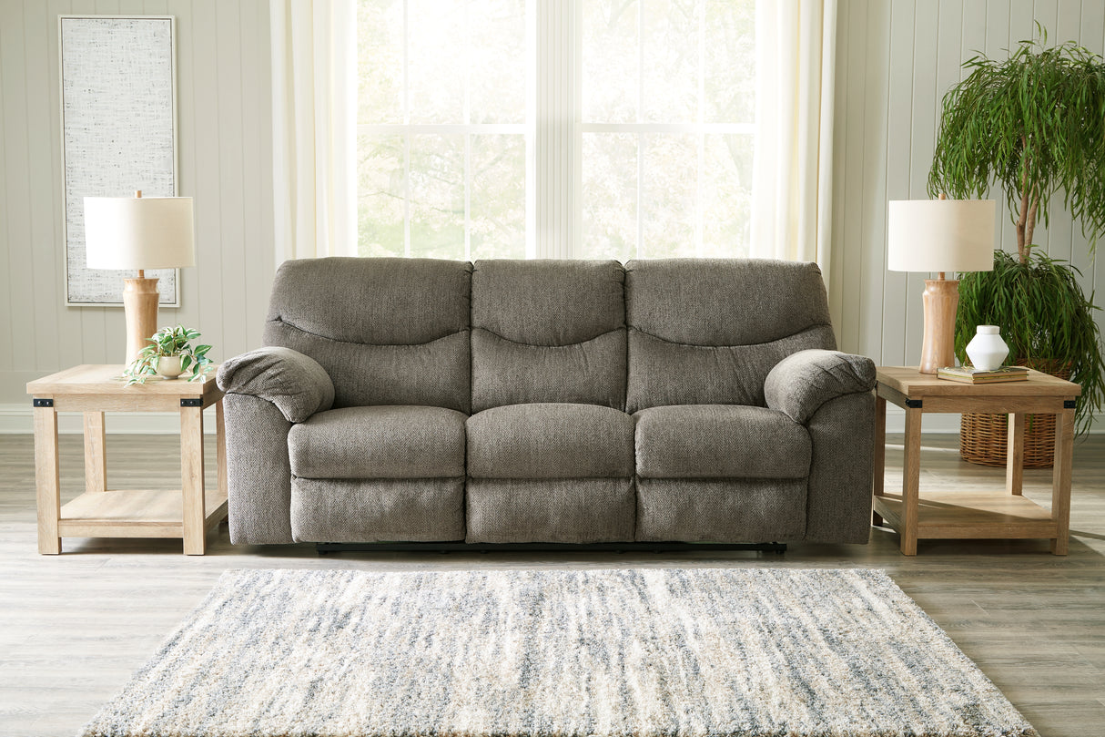 Mega Furniture - Ashley Furniture - Alphons Living Room - Reclining Sofa / Putty - 2820188