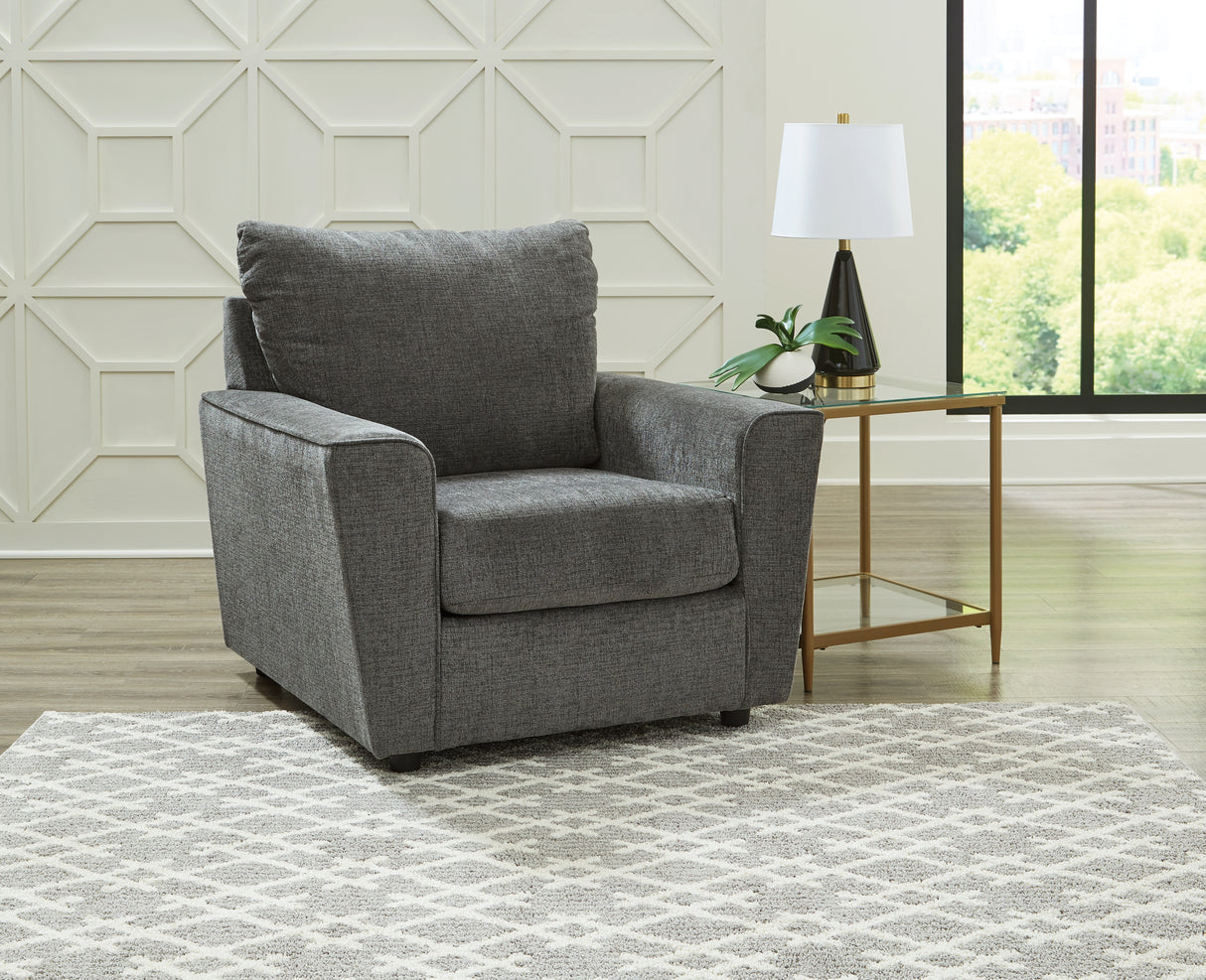 Mega Furniture - Ashley Furniture - Stairatt Living Room - Ottoman / Gravel - 2850214