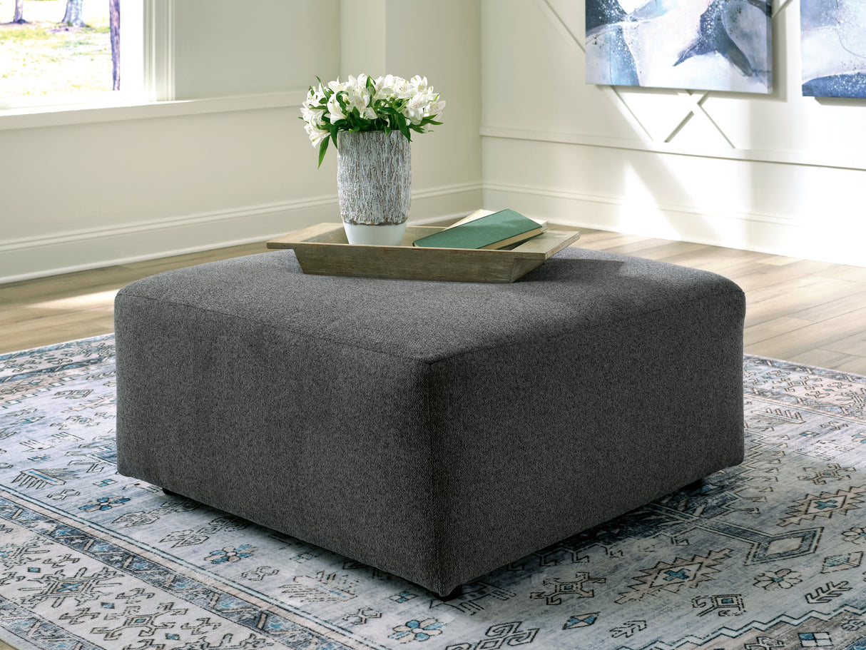 Mega Furniture - Ashley Furniture - Edenfield Living Room - Oversized Accent Ottoman / Charcoal - 2900308