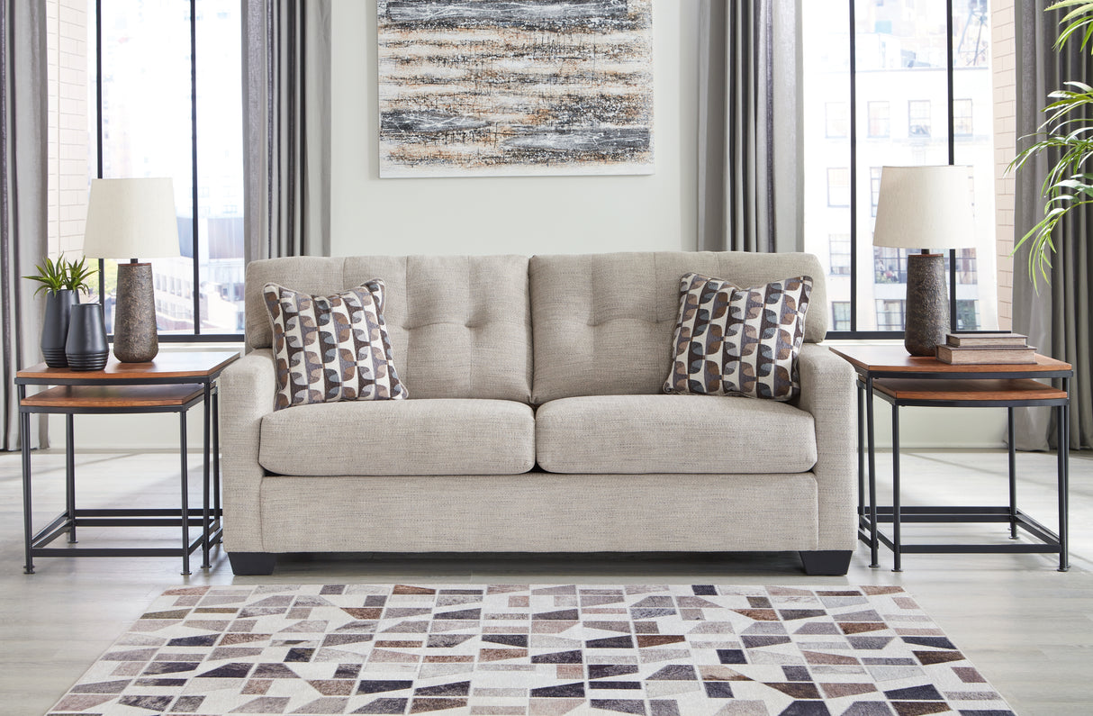 Mega Furniture - Ashley Furniture - Mahoney Living Room - Sofa / Pebble - 3100438