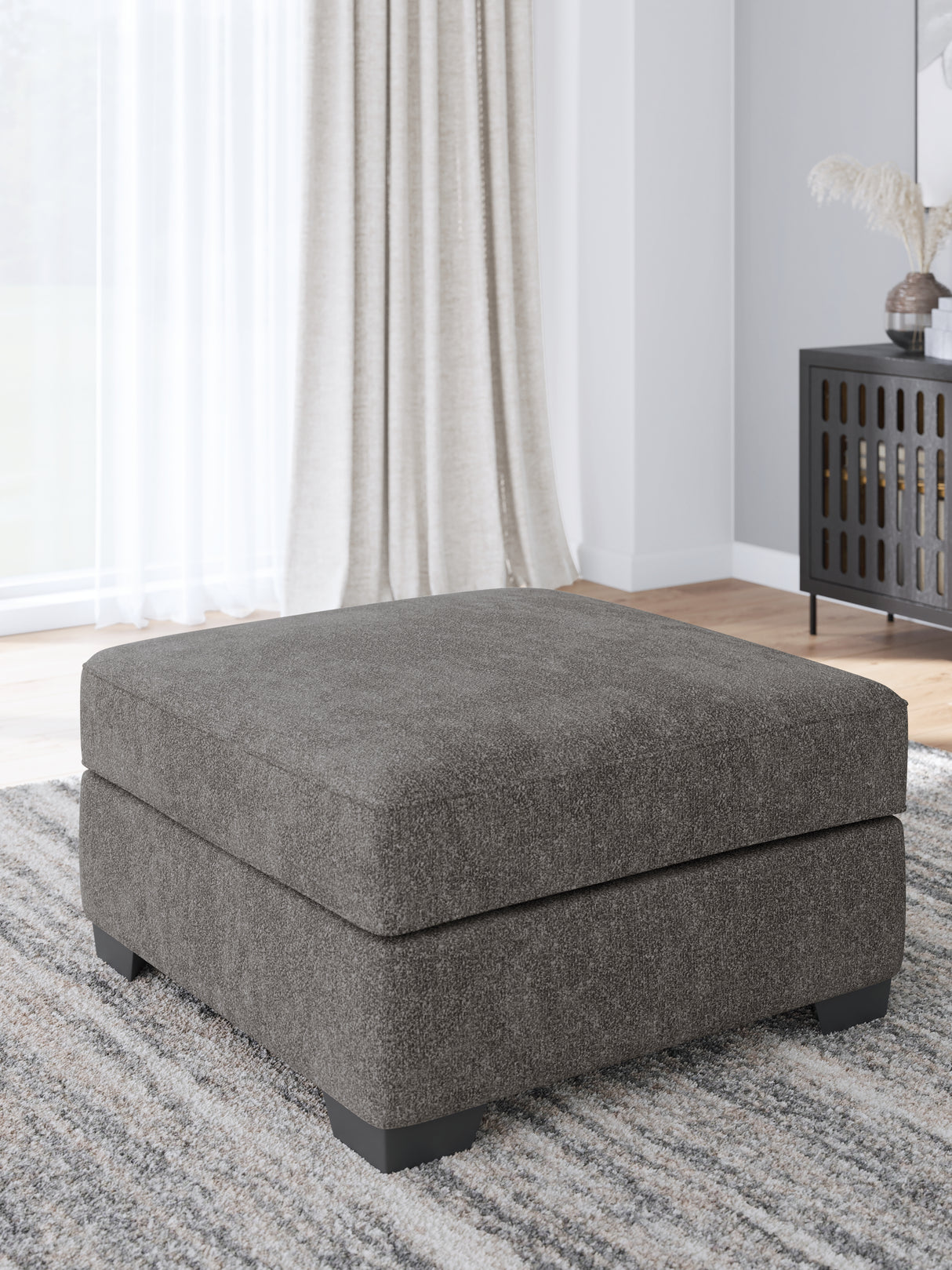 Mega Furniture - Ashley Furniture - Olten Living Room - Oversized Accent Ottoman / Graphite - 3130508