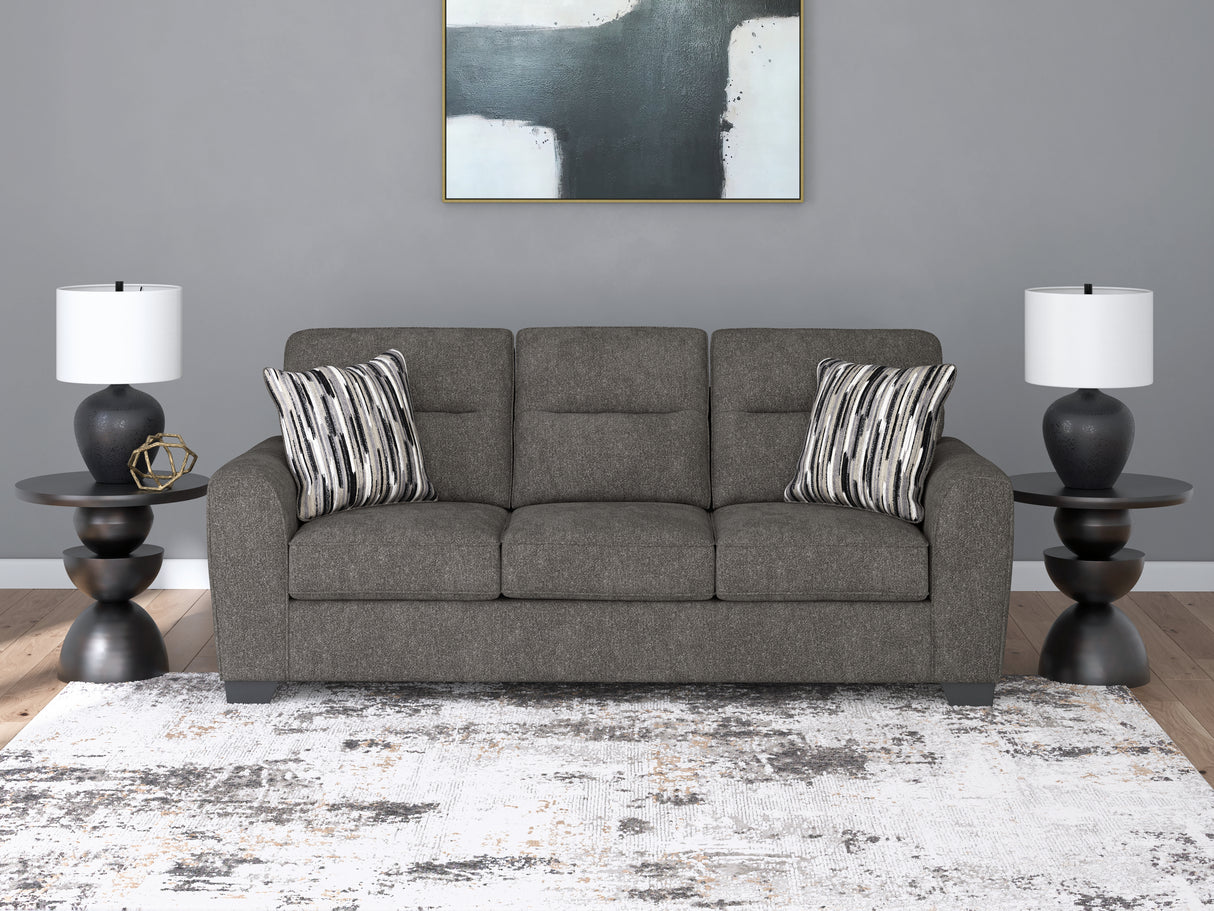 Mega Furniture - Ashley Furniture - Olten Living Room - Sofa / Graphite - 3130538