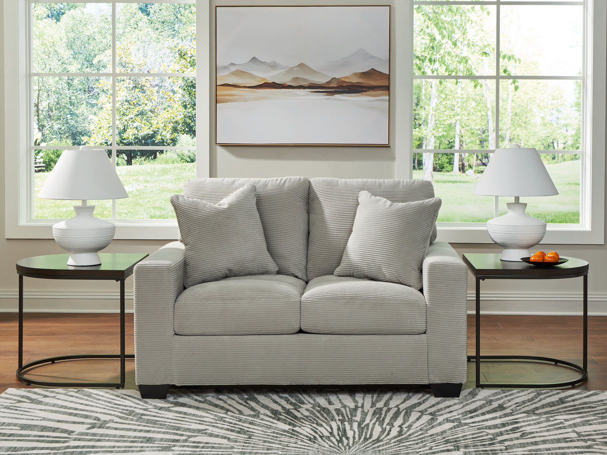 Mega Furniture - Ashley Furniture - Greenbriar Living Room - Loveseat / Smoke - PC3200535