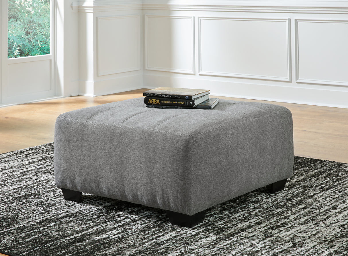 Mega Furniture - Ashley Furniture - Birkdale Court Living Room - Oversized Accent Ottoman / Gray - 3240208