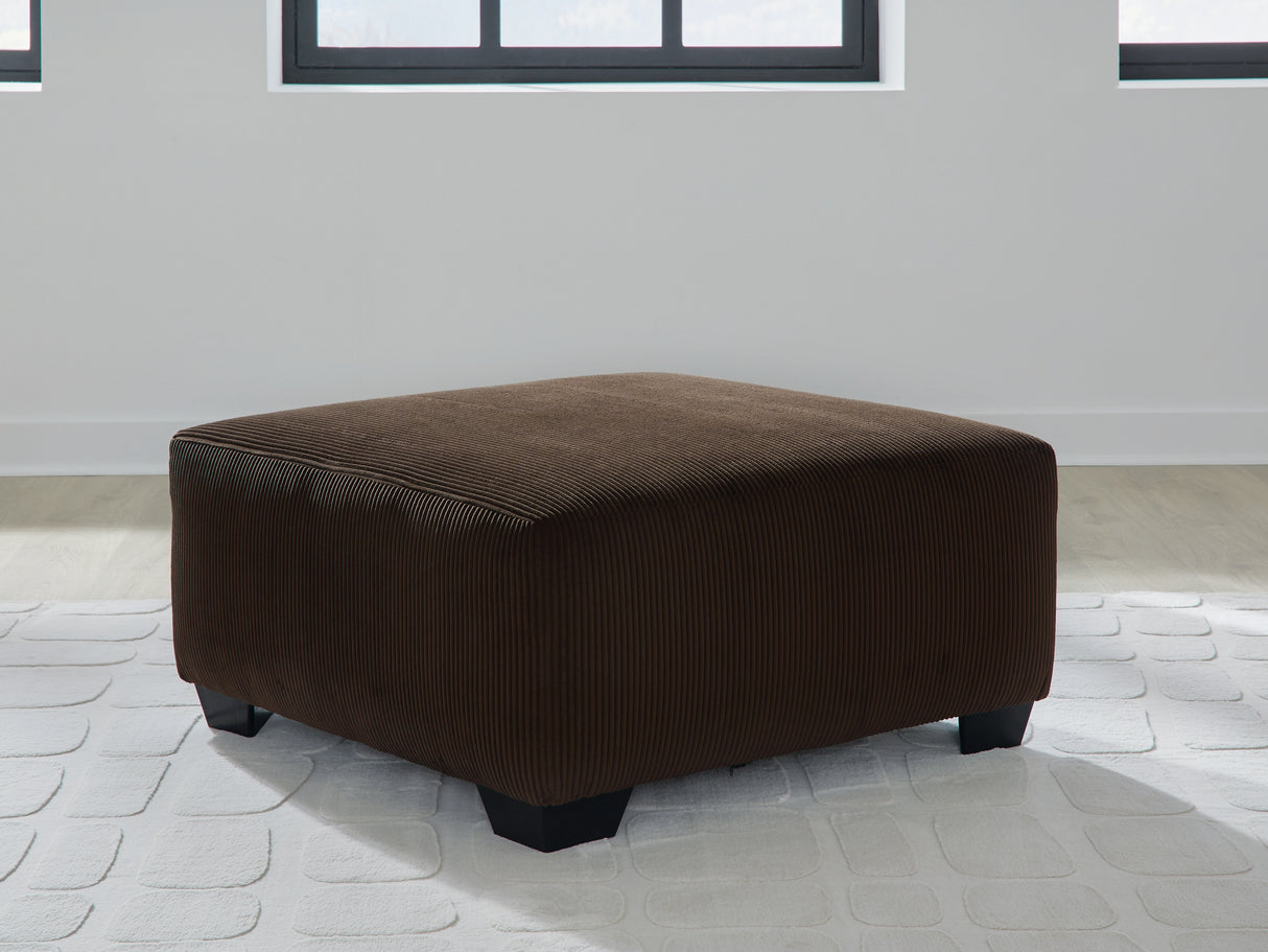 Mega Furniture - Ashley Furniture - Kimlee Living Room - Oversized Accent Ottoman / Chocolate - PC3560308