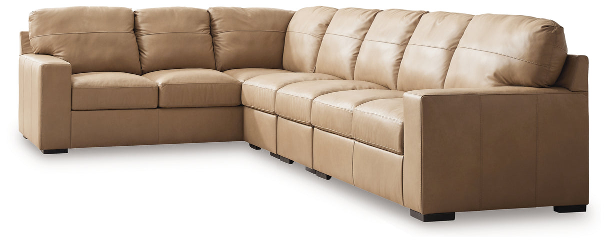 Mega Furniture - Ashley Furniture - Bandon Sectional - LAF 4-Piece Sectional / Toffee - 38006S5