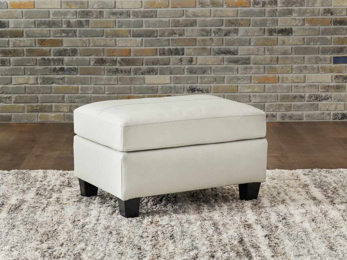 Mega Furniture - Ashley Furniture - Genoa Living Room - Ottoman / Coconut - 4770414