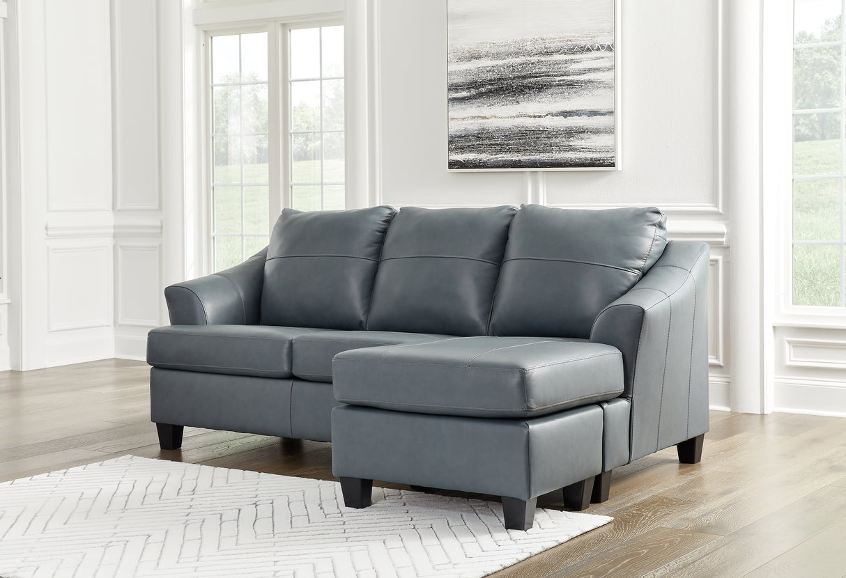 Mega Furniture - Ashley Furniture - Genoa Living Room - Sofa Chaise / Steel - 4770518