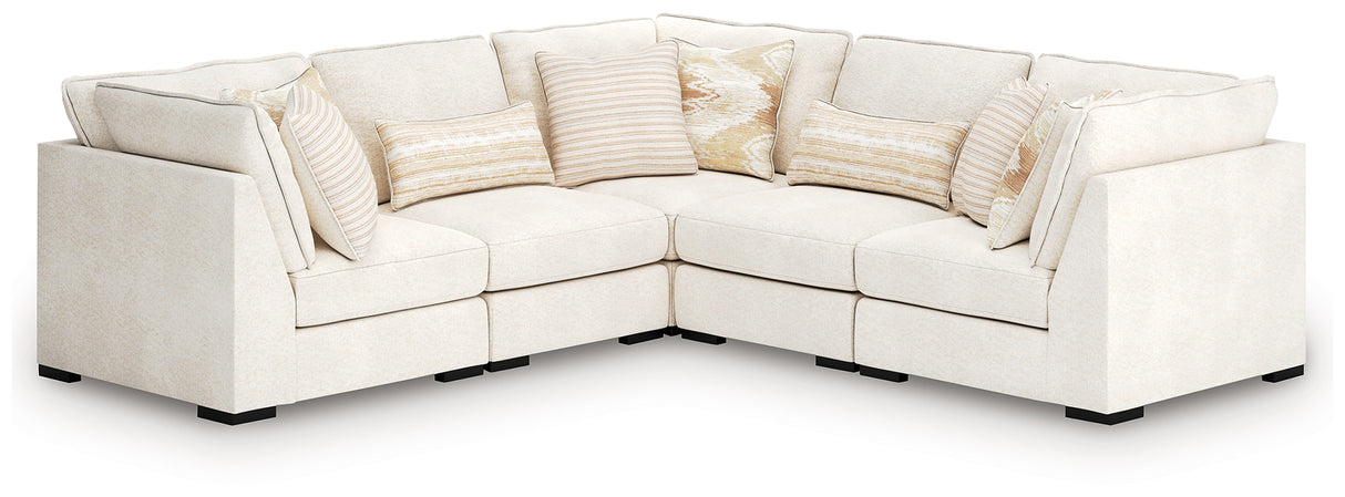 Mega Furniture - Ashley Furniture - Donelson Creek Sectional - 6-Piece Sectional / Vanilla - 48002S3