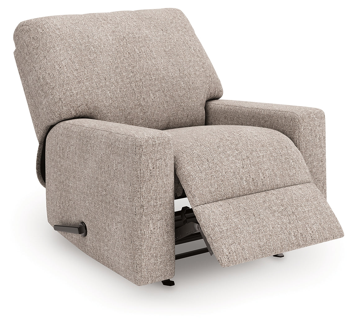 Mega Furniture - Ashley Furniture - Newellen Living Room - Rocker Recliner / Hemp - 4840425