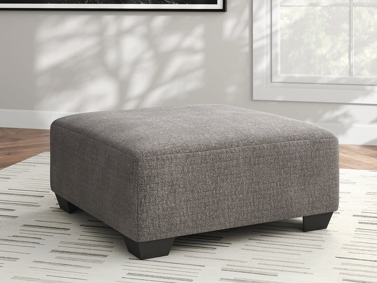 Mega Furniture - Ashley Furniture - Newellen Living Room - Oversized Accent Ottoman / Greystone - 4840508