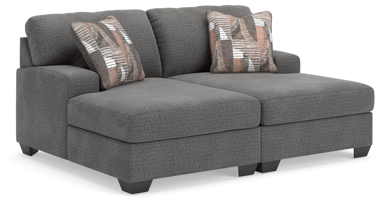 Mega Furniture - Ashley Furniture - Clarington Sectional - RAF 2-Piece Super Chaise - PC48405S4