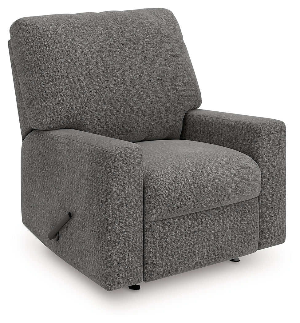 Mega Furniture - Ashley Furniture - Newellen Living Room - Rocker Recliner / Greystone - 4840525