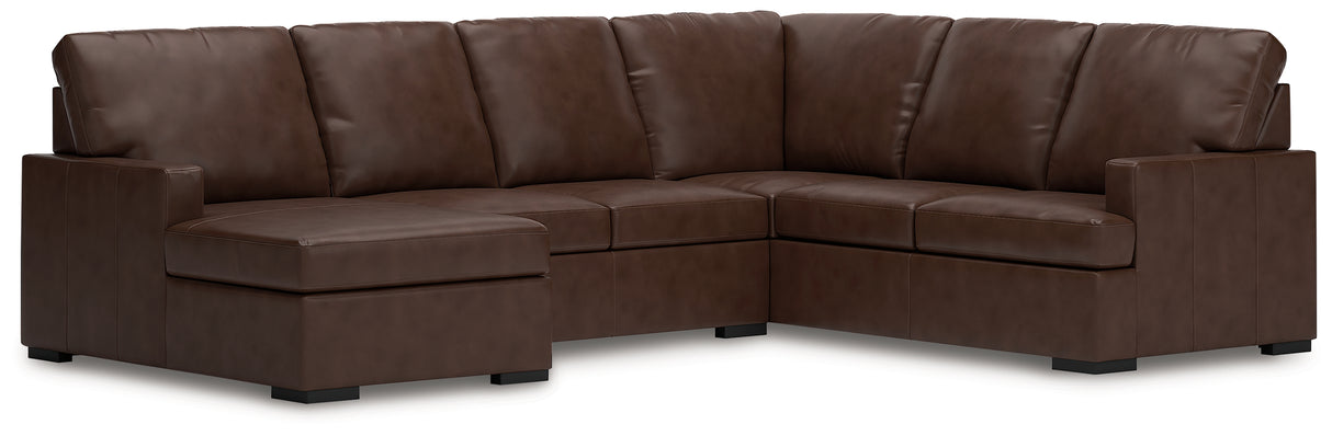 Mega Furniture - Ashley Furniture - McDowlan Sectional - RAF 3-Piece Sectional with Chaise / Coffee - PC48504S2