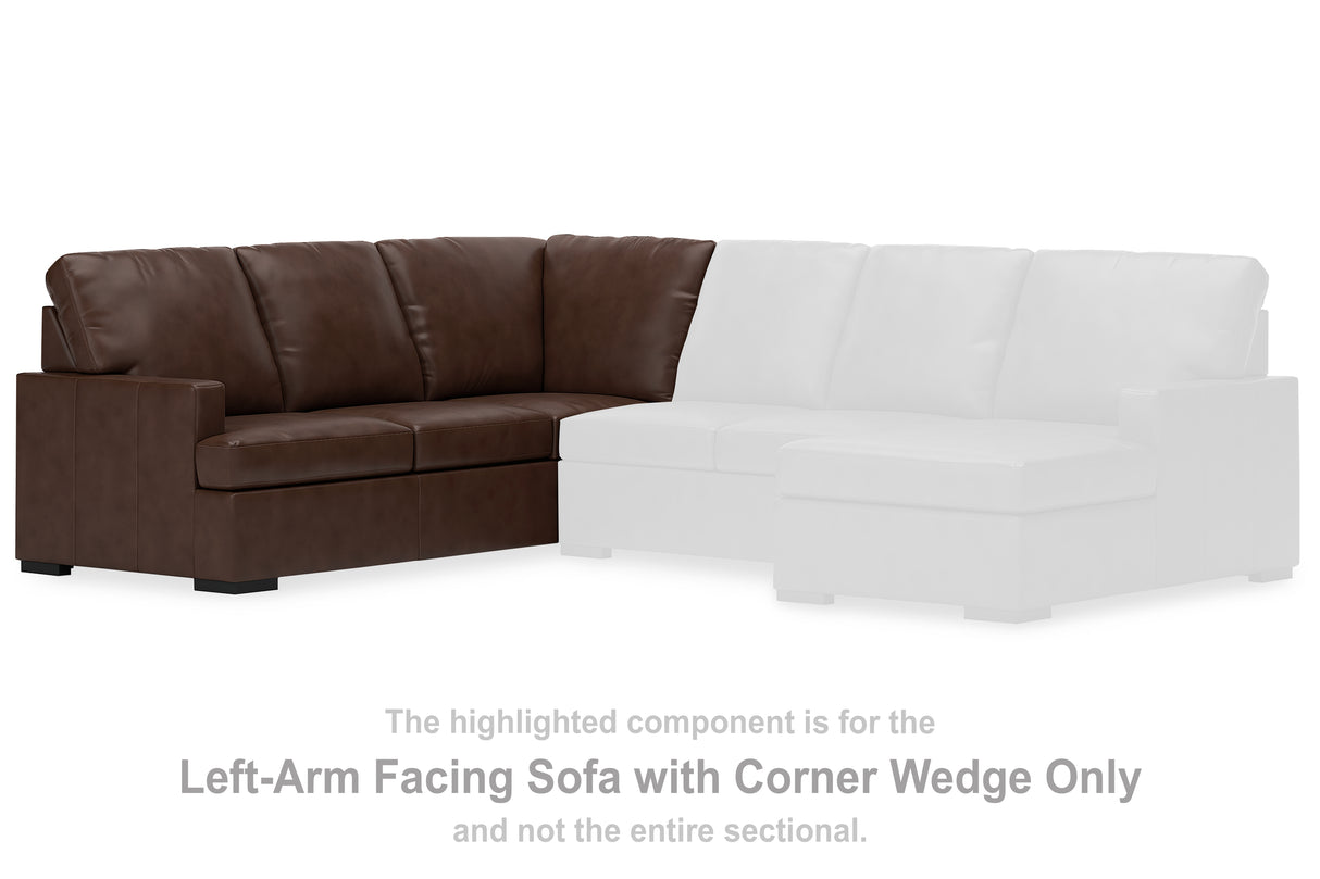 Mega Furniture - Ashley Furniture - McDowlan Sectional - LAF Sofa w/Corner Wedge / Coffee - PC4850448