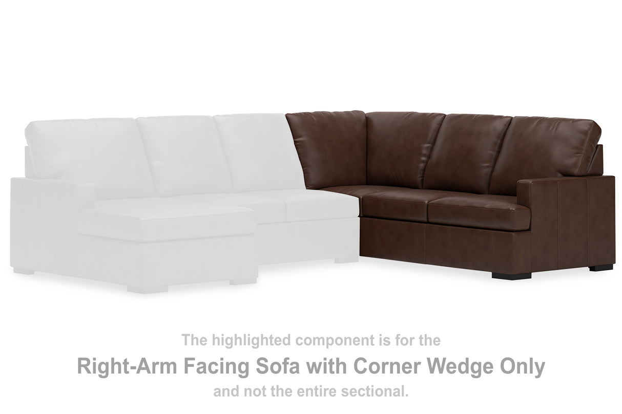 Mega Furniture - Ashley Furniture - McDowlan Sectional - RAF Sofa w/Corner Wedge / Coffee - PC4850449