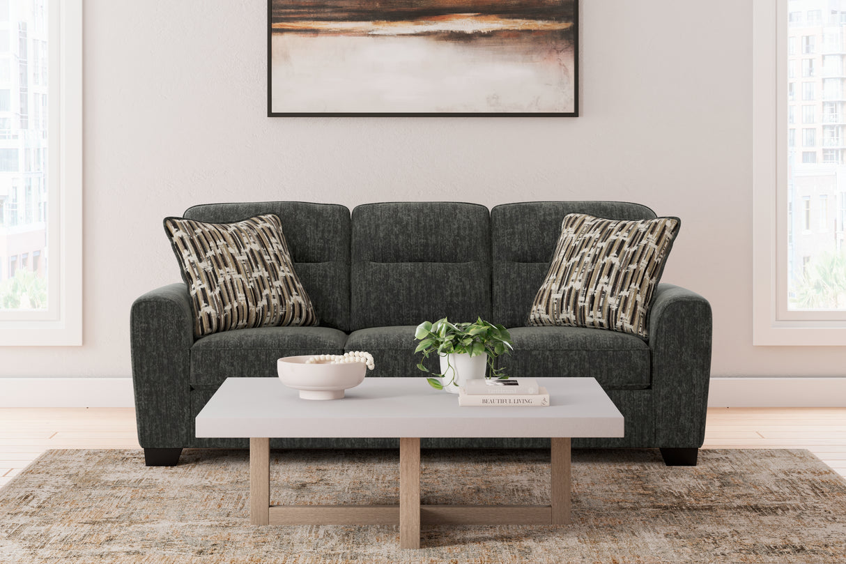 Mega Furniture - Ashley Furniture - Lonoke Living Room - Sofa / Gunmetal - 5050438