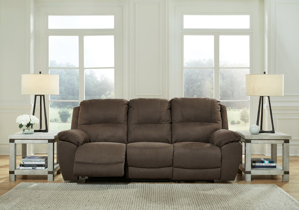 Mega Furniture - Ashley Furniture - Next-Gen Gaucho Living Room - Reclining Sofa / Espresso - 5420488