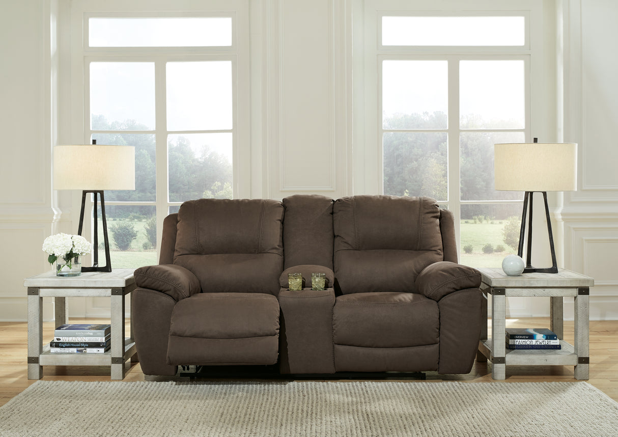 Mega Furniture - Ashley Furniture - Next-Gen Gaucho Living Room - Reclining Sofa / Espresso - 5420488