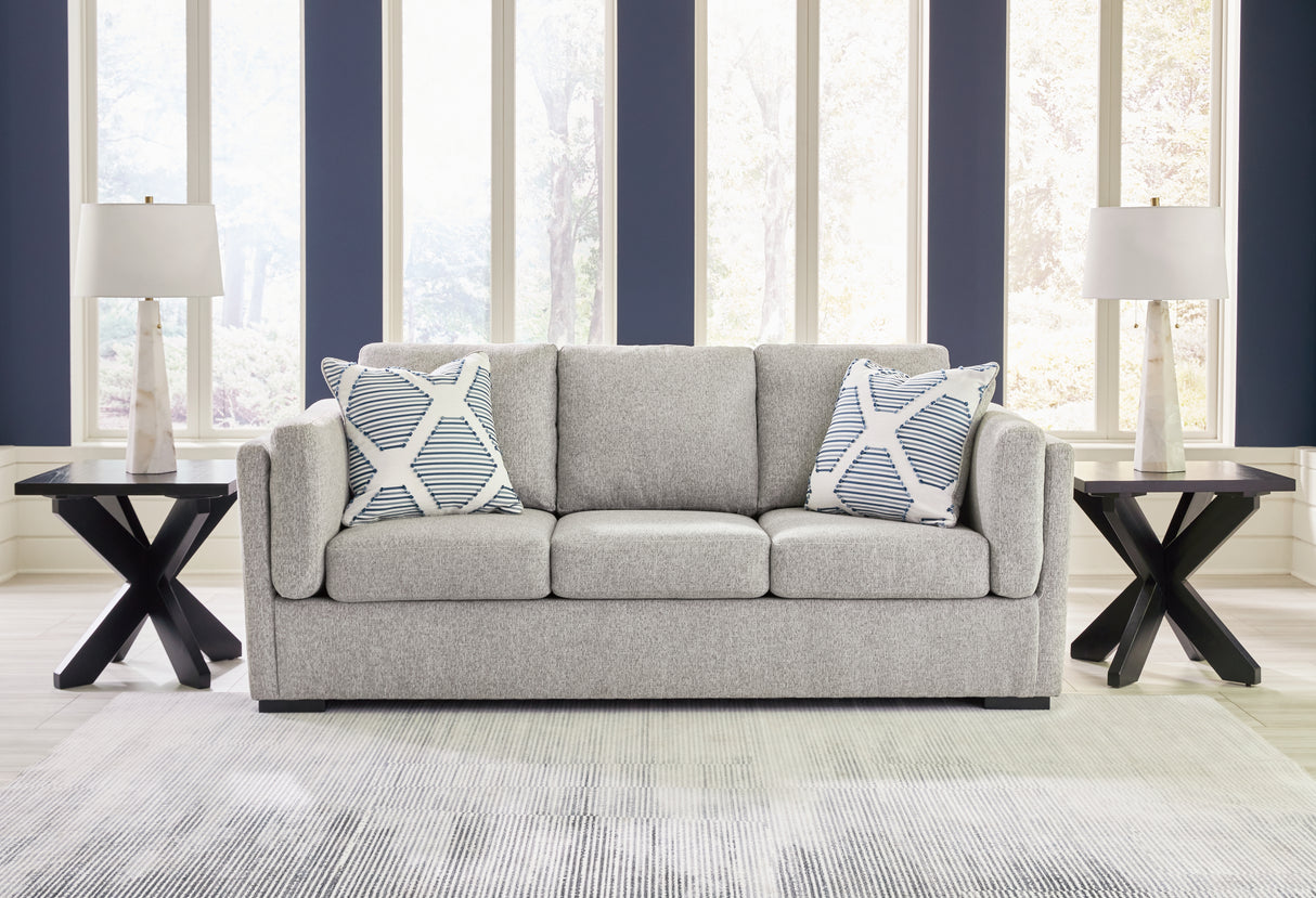 Mega Furniture - Ashley Furniture - Evansley Living Room - Sofa / Pewter - 5450338