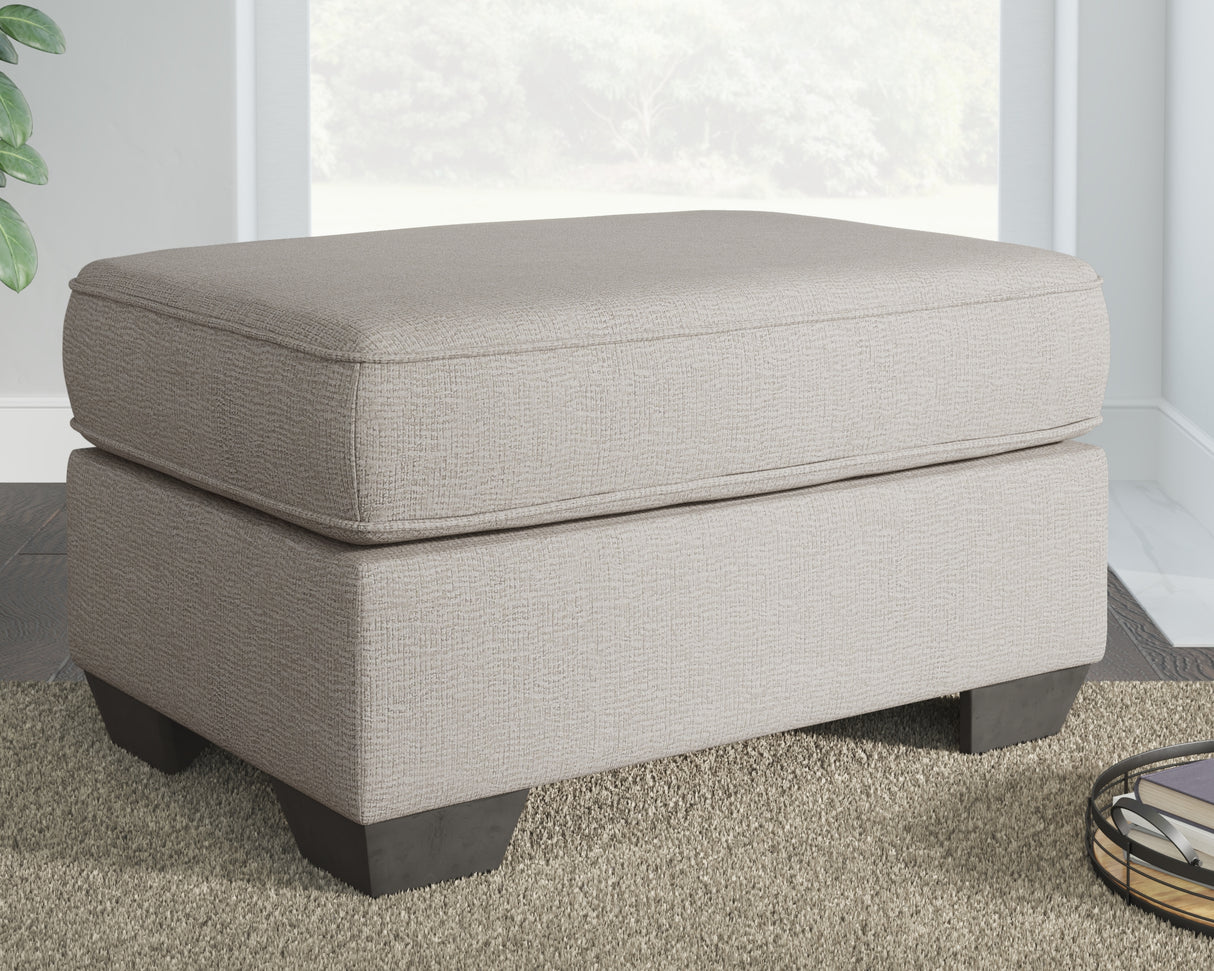Mega Furniture - Ashley Furniture - Greaves Living Room - Ottoman / Stone - 5510414