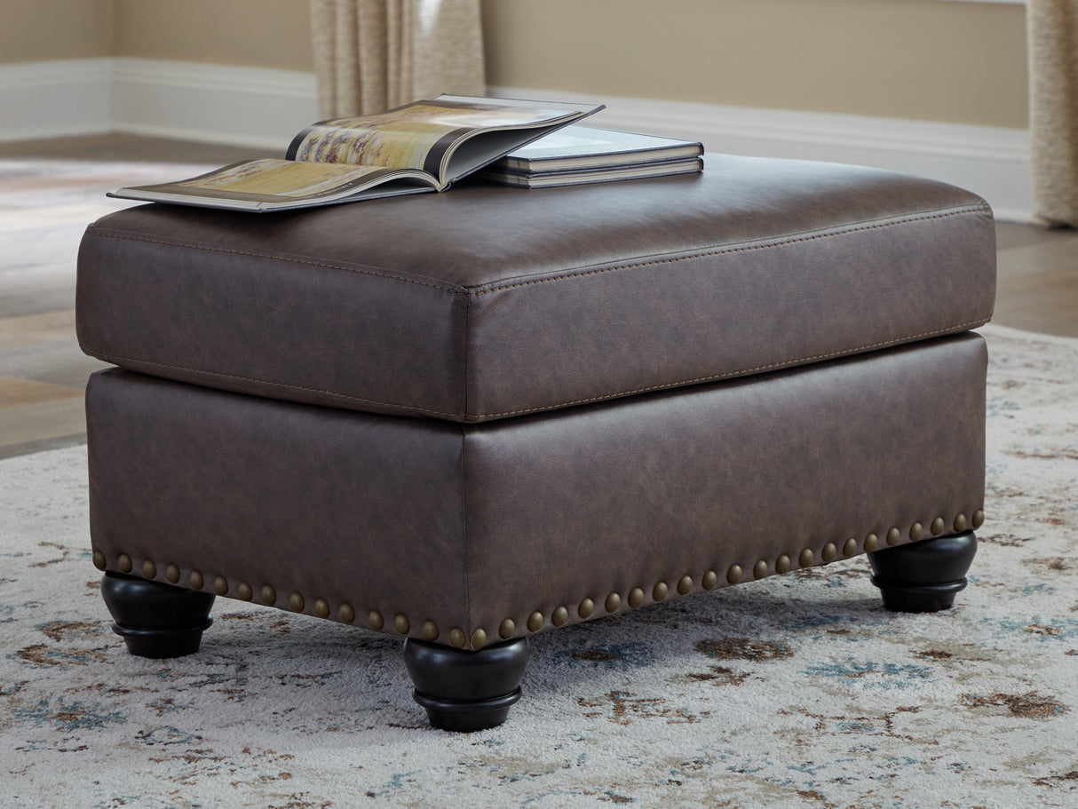 Mega Furniture - Ashley Furniture - Roxmere Living Room - Ottoman / Umber - 5550314