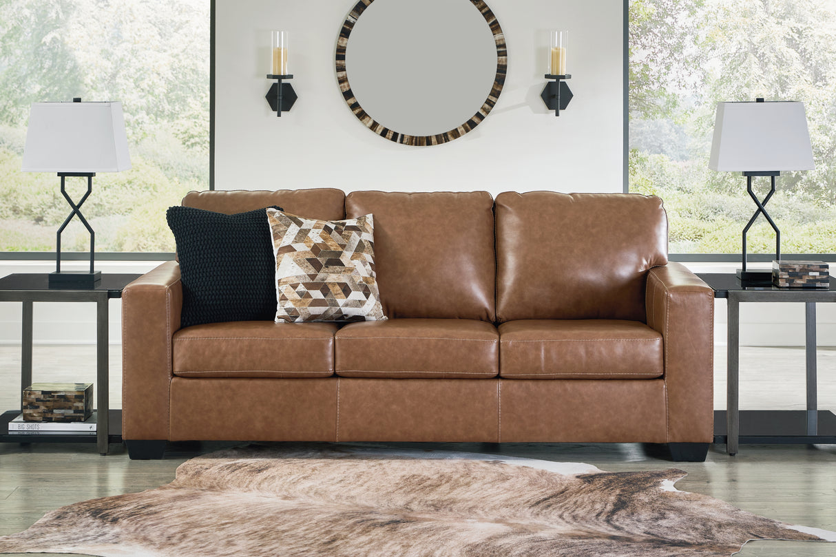Mega Furniture - Ashley Furniture - Bolsena Living Room - Sofa / Caramel - 5560338