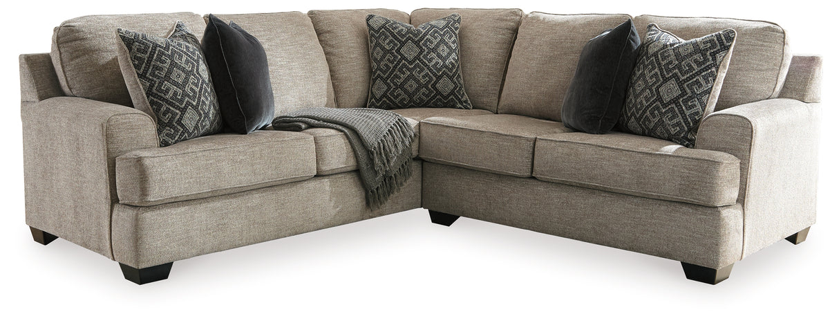 Mega Furniture - Ashley Furniture - Bovarian Sectional - LAF 2-Piece Sectional / Stone - 56103S3