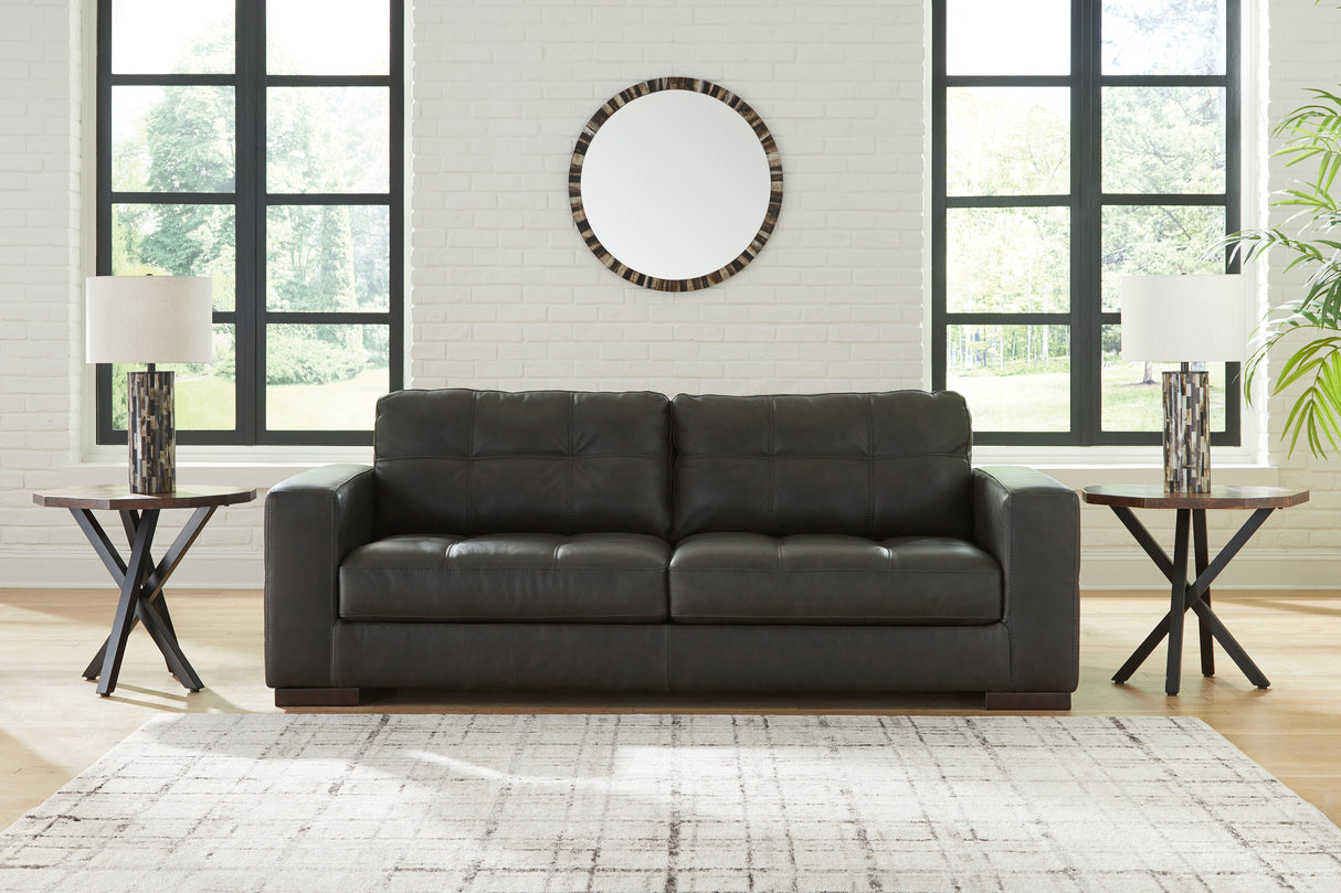 Mega Furniture - Ashley Furniture - Luigi Living Room - Sofa / Thunder - 5650638