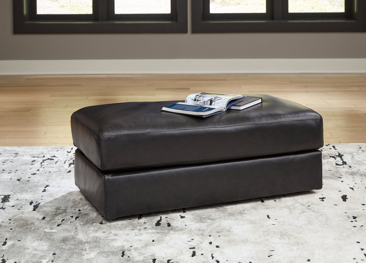 Mega Furniture - Ashley Furniture - Amiata Living Room - Sofa / Onyx - 5740538