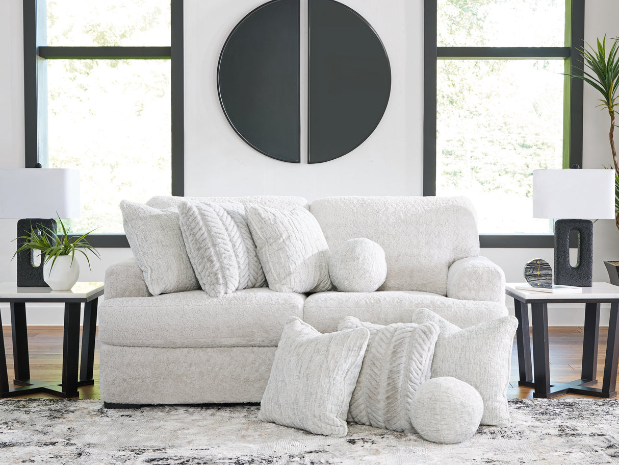 Mega Furniture - Ashley Furniture - Cuddle Plush Sectional - RAF 2-Piece Sectional / Arctic - PC59106S9