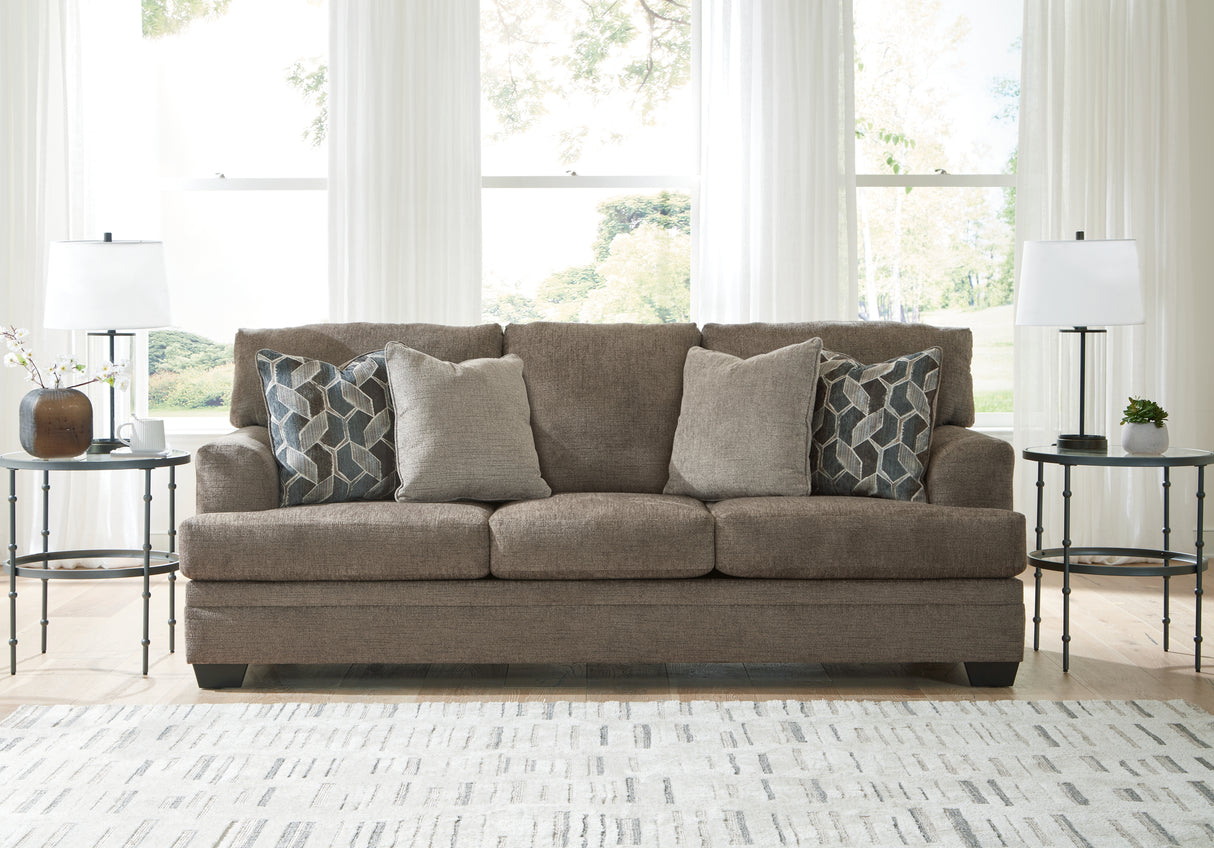 Mega Furniture - Ashley Furniture - Stonemeade Living Room - Sofa / Nutmeg - 5950538