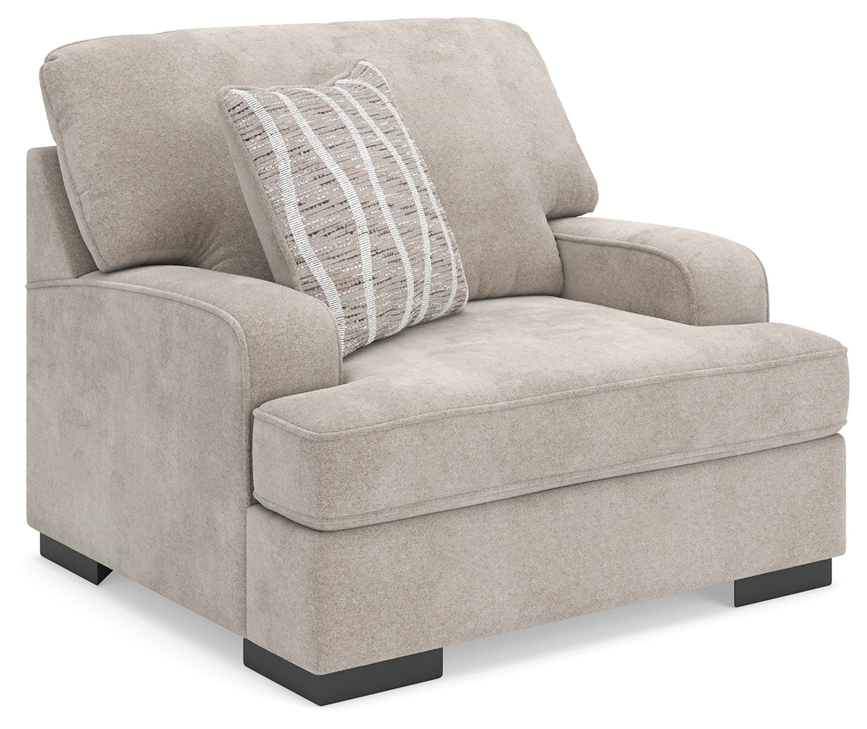 Mega Furniture - Ashley Furniture - High Profile Living Room - Chair and a Half / Taupe - 5990223