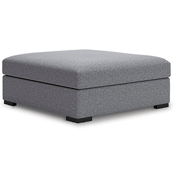 Mega Furniture - Ashley Furniture - Bealton Living Room - Oversized Accent Ottoman / Salt and Pepper - 6130508